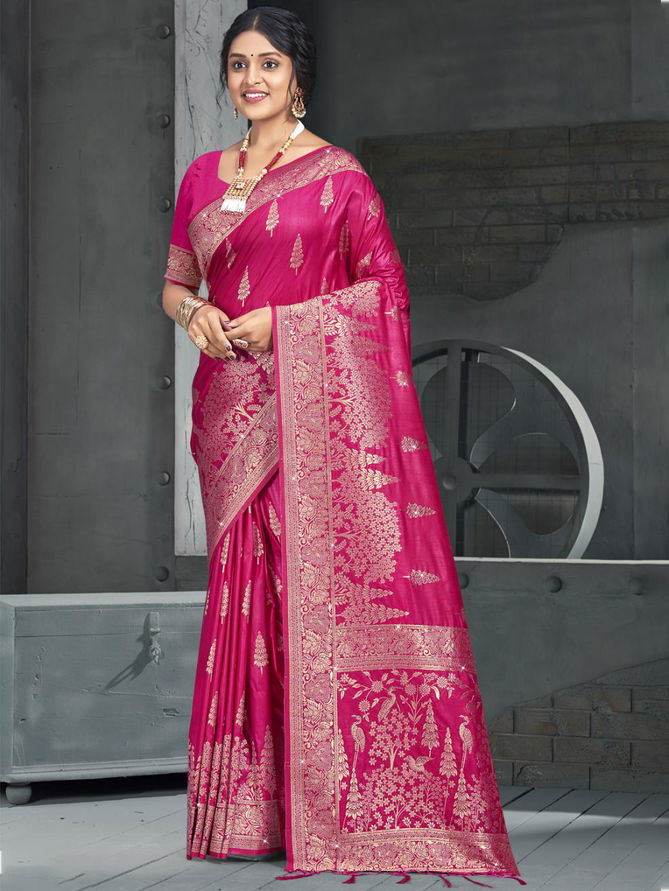 Bunawat Kamdhenu Vol 6 Cotton Silk Wedding Saree Suppliers In India
